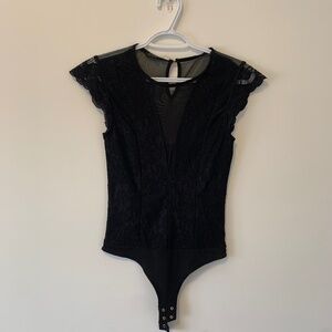 Black Lace Bodysuit